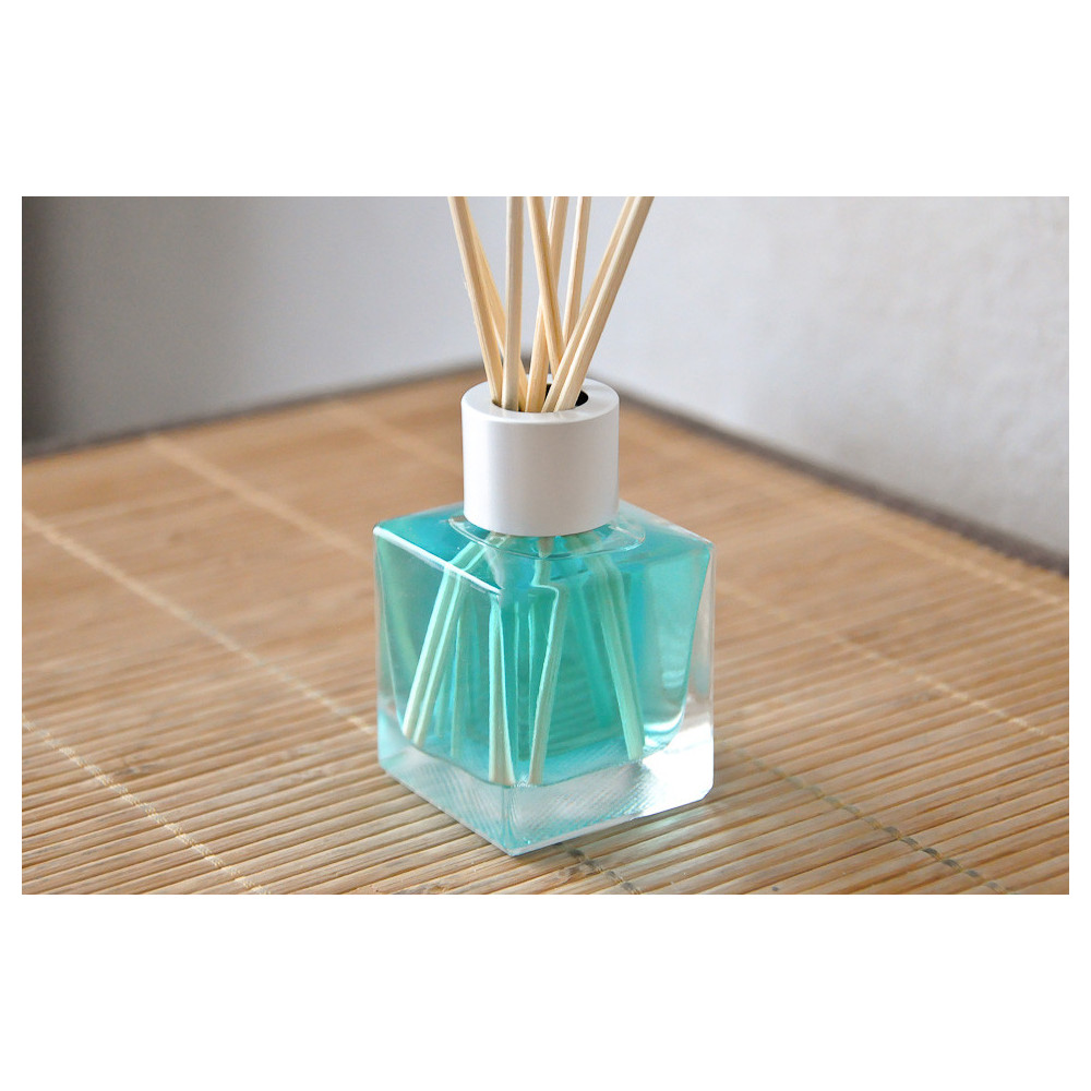 Bougies parfum d'ambiance naturel aux huiles essentielles Couleur Bleu  Parfum Sans parfum