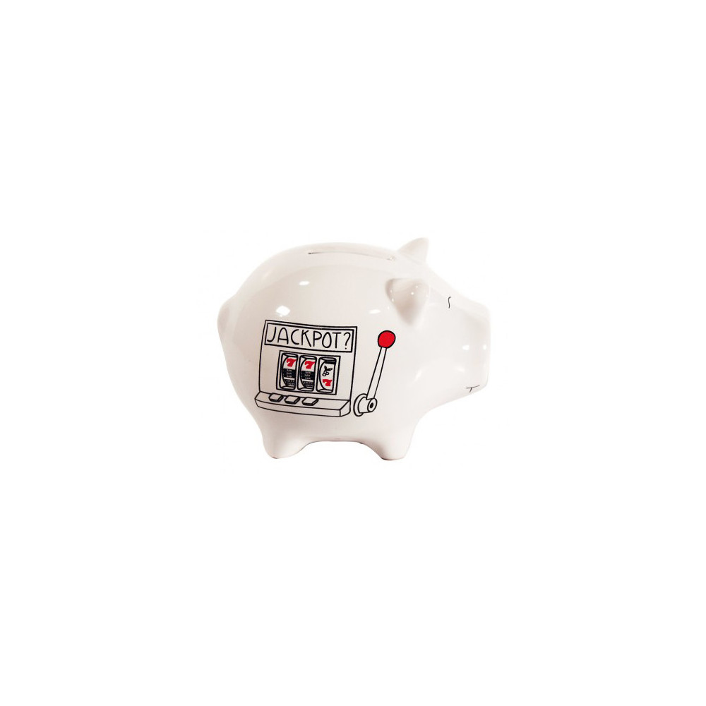 Petite Tirelire céramique cochon machine à sous Jackpot Petite Tirelire céramique cochon machine à sous Jackpot