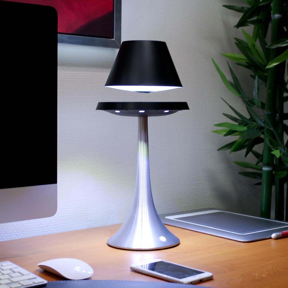 Lampe anti-gravité ALTHURIA PureLine NOIRE pied ALUMINIUM Lampe anti-gravité ALTHURIA PureLine NOIRE pied ALUMINIUM