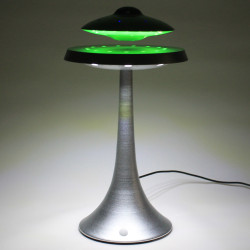 Enceinte en lévitation UFOSOUND Gris sur pied Gris