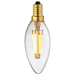 Ampoule Lampe C35 E14 filament droit