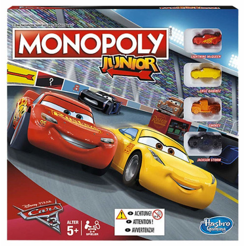 Monopoly Junior édition CARS 3