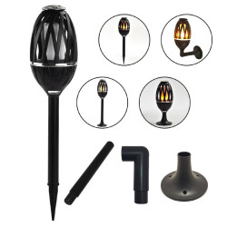 Lampe-torche LED effet flamme kit complet