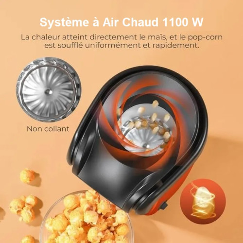 Machine à pop-corn rouge...