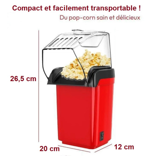 Machine à pop-corn rouge...