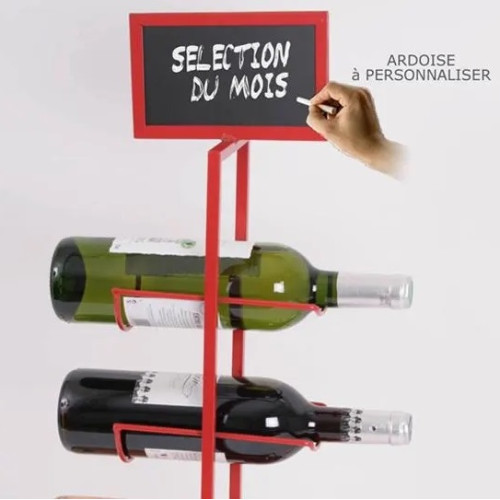 Porte-bouteille déco métal...