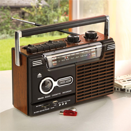 Radio-cassette USB look...