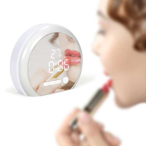 Réveil digital miroir lumineux