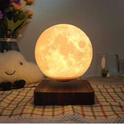 Globe Lune 3D en lévitation...
