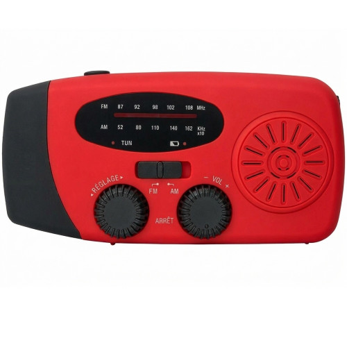 Radio solaire avec dynamo...